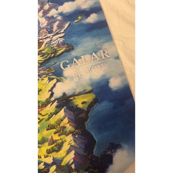 Pokémon Sword Shield  Galar region Sign Banner Flag Felt Nintendo Switch Promo - Picture 7 of 14